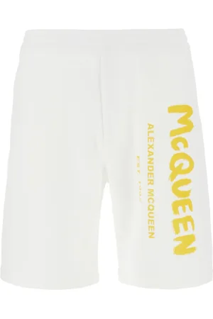 Alexander McQueen Heren, Korte broeken, Wit, Maat: XL