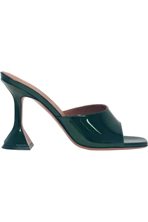 Amina Muaddi Dames, Schoenen, Groen, Maat: 36 EU