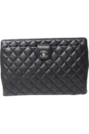 CHANEL Dames, Pre-owned, Zwart, Maat: ONE Size Leer