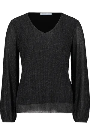 Betty & Co Dames, Blouses & Shirts, Zwart, Maat: M