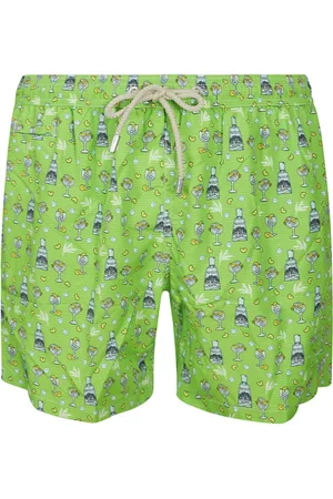 MC2 SAINT BARTH Heren, Badkleding, Groen, Maat: S Poliester