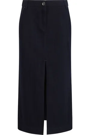 Giorgio Armani Dames, Rokken, Blauw, Maat: M Katoen