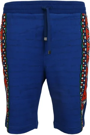 Dolce & Gabbana Heren, Korte broeken, Blauw, Maat: XS Katoen