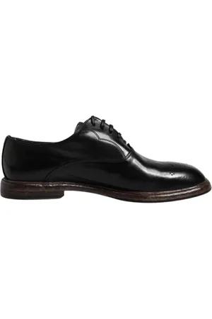 Dolce & Gabbana Heren, Schoenen, Zwart, Maat: 42 EU Leer