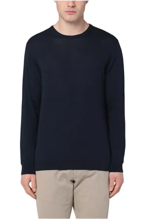 Roberto Collina Heren, Truien, Blauw, Maat: 2XL