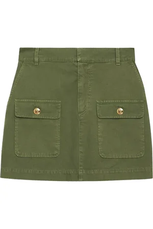 ANINE BING Dames, Rokken, Groen, Maat: XS Katoen