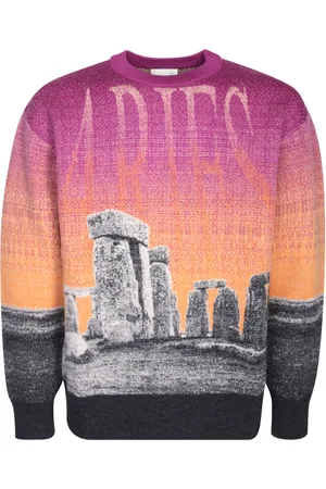 ARIES Heren, Sweatshirts & Hoodies, Veelkleurig, Maat: S Wol
