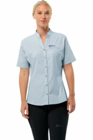 Jack Wolfskin Dames, Blouses & Shirts, Blauw, Maat: XS Wol