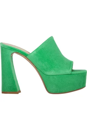 Gianvito Rossi Dames, Schoenen, Groen, Maat: 38 1/2 EU Suède