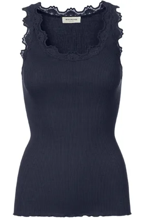 Rosemunde Dames, Tops, Blauw, Maat: L Katoen