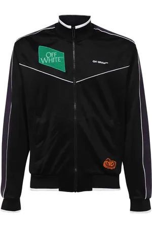 OFF-WHITE Heren, Sweatshirts & Hoodies, Zwart, Maat: XL Katoen