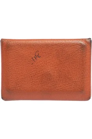 Hermès Dames, Pre-owned, Oranje, Maat: ONE Size Leer