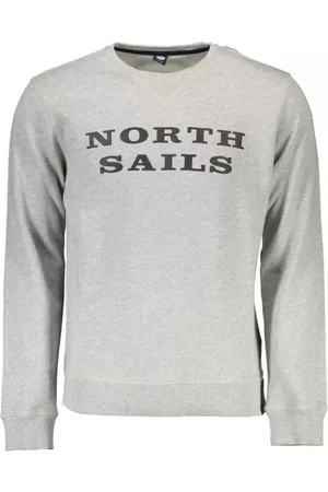 North Sails Heren, Sweatshirts & Hoodies, Grijs, Maat: XL Katoen