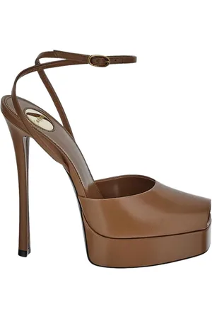 Saint Laurent Dames, Schoenen, Bruin, Maat: 38 EU