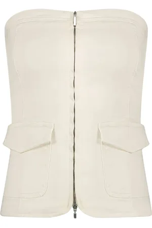 Ibana Dames, Tops, Wit, Maat: XL Poliester