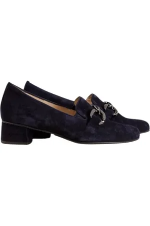 Hassia Dames, Schoenen, Blauw, Maat: 38 1/2 EU Suède