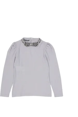 Alberta Ferretti Dames, Blouses & Shirts, Grijs, Maat: XS Wol