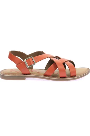 Kickers Dames, Schoenen, Oranje, Maat: 40 EU Leer