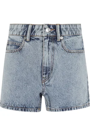 Alexander Wang Dames, Korte broeken, Blauw, Maat: W25