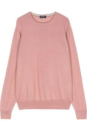 BARBA Heren, Truien, Roze, Maat: 3XL