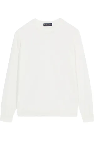 Brooks Brothers Heren, Sweatshirts & Hoodies, Wit, Maat: L Katoen