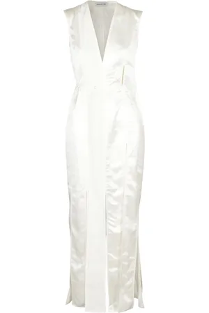 Anna October Dames, Jurken, Wit, Maat: M Viscose