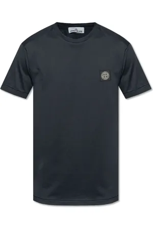 Stone Island Heren, Tops, Blauw, Maat: M Katoen