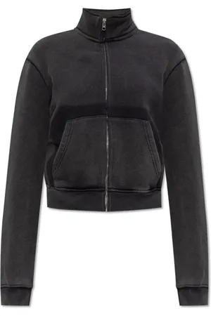 Alexander Wang Dames, Sweatshirts & Hoodies, Grijs, Maat: L Katoen
