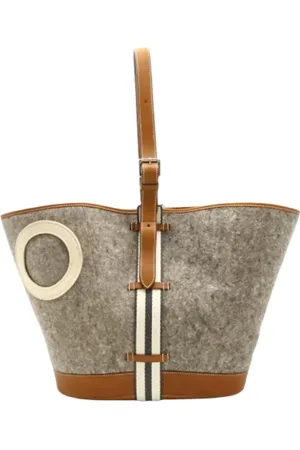 Hermès Dames, Pre-owned, Grijs, Maat: ONE Size Leer