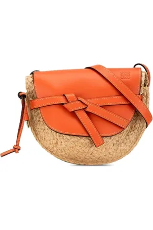 Loewe Dames, Pre-owned, Oranje, Maat: ONE Size Leer