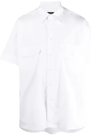 Giorgio Armani Heren, Overhemden, Wit, Maat: M Katoen