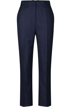 ANINE BING Dames, Broeken, Blauw, Maat: M Wol