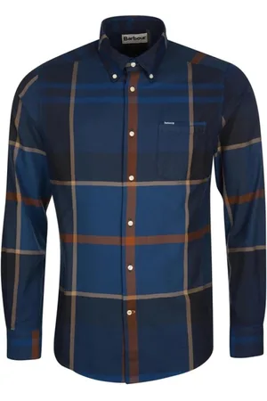 Barbour Heren, Overhemden, Blauw, Maat: XL Katoen