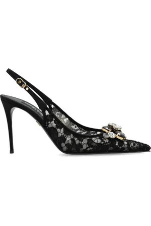 Dolce & Gabbana Dames, Schoenen, Zwart, Maat: 37 1/2 EU