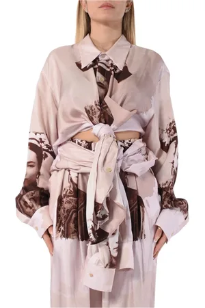 ACT N°1 Dames, Blouses & Shirts, , Maat: S Zijde