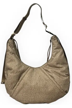 Borbonese Dames, Tassen, Groen, Maat: ONE Size Leer