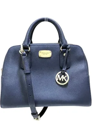 Michael Kors Dames, Pre-owned, Blauw, Maat: ONE Size Leer
