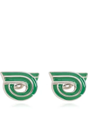Salvatore Ferragamo Dames, Accessoires, Groen, Maat: ONE Size Leer