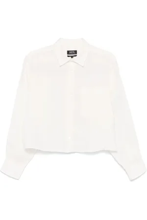 A.P.C. Dames, Blouses & Shirts, Wit, Maat: XL