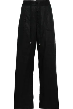 Ralph Lauren Dames, Broeken, Zwart, Maat: XL Linnen