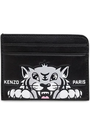 Kenzo Heren, Accessoires, Zwart, Maat: ONE Size Leer