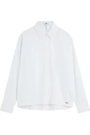Cinque Dames, Blouses & Shirts, Wit, Maat: M Katoen
