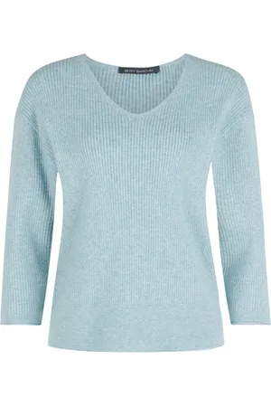 Betty Barclay Dames, Truien, Blauw, Maat: 4XL