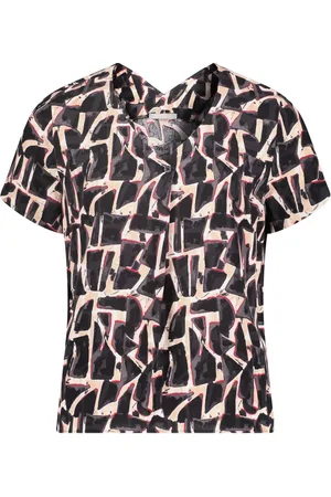 Betty & Co Dames, Blouses & Shirts, Bruin, Maat: L
