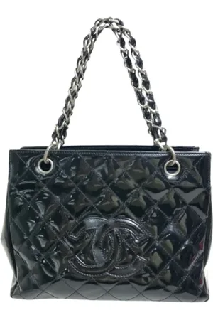 CHANEL Dames, Pre-owned, Zwart, Maat: ONE Size Leer