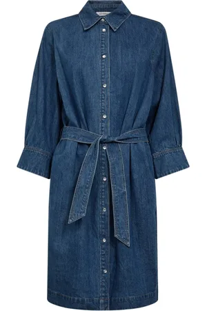 Co`Couture Dames, Jurken, Blauw, Maat: XL Denim