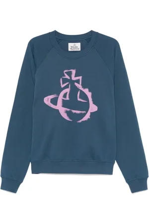 Vivienne Westwood Heren, Sweatshirts & Hoodies, Blauw, Maat: XS