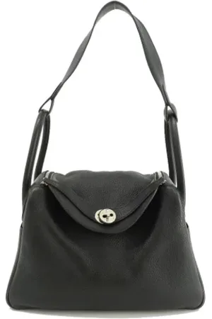 Hermès Dames, Pre-owned, Zwart, Maat: ONE Size Leer