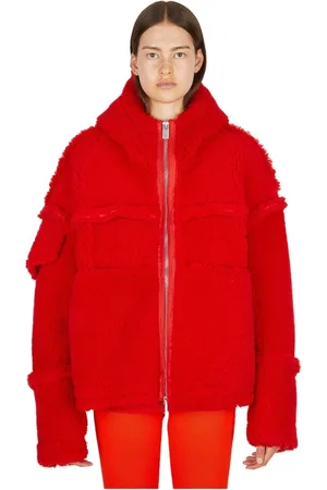 1017 ALYX 9SM Dames, Jassen, Rood, Maat: S Leer