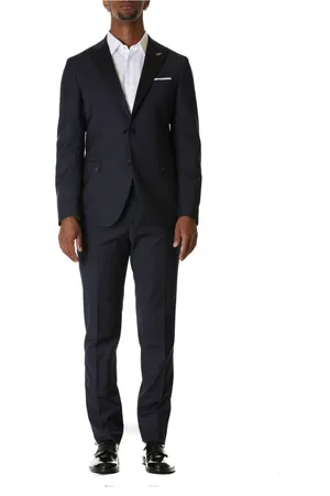 PAOLONI Heren, Pakken, Blauw, Maat: 2XL